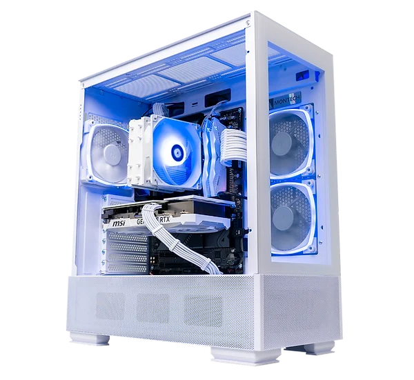 Glacial Spike v1 | Ryzen 5 7600X | MSI Ventus 2x White RTX 4070 Super