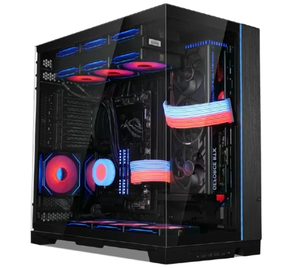 Neon Titan v1 | AMD Ryzen 7 9800X3D 8 Core Processor | NVIDIA RTX 5090 32GB Advanced - Black