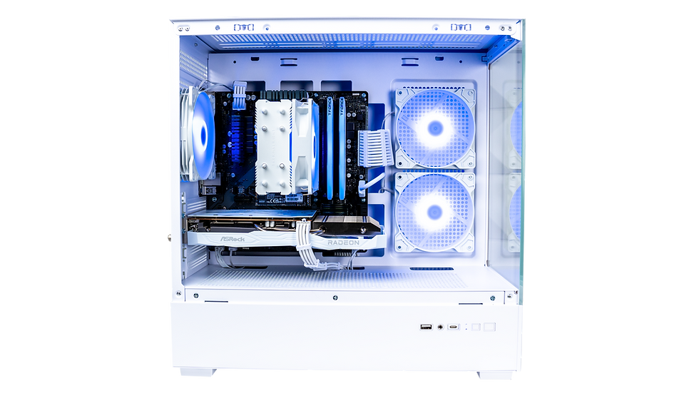 Second image of Frozen Orb v1 | AMD Ryzen 5 5600X | ASRock Challenger White Radeon RX 6600 8GB